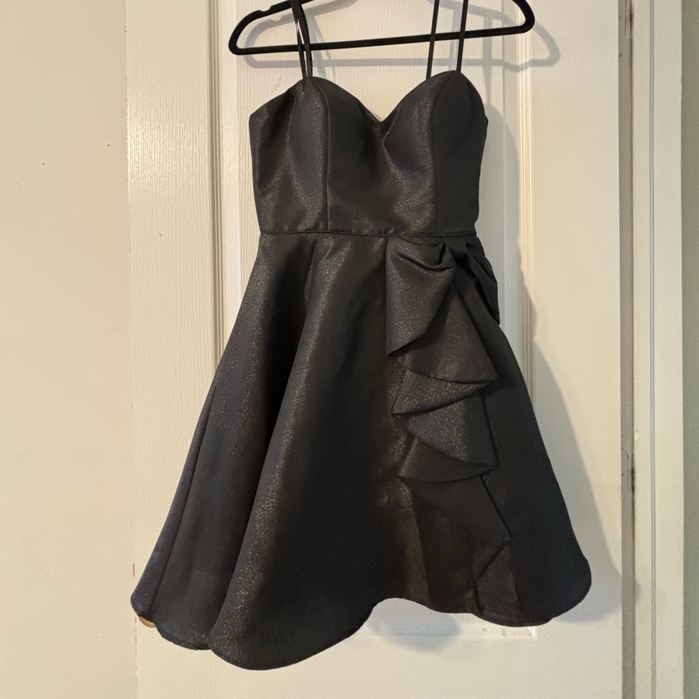 Black formal dress, size small, worn once